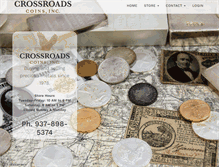 Tablet Screenshot of crossroadscoins.net
